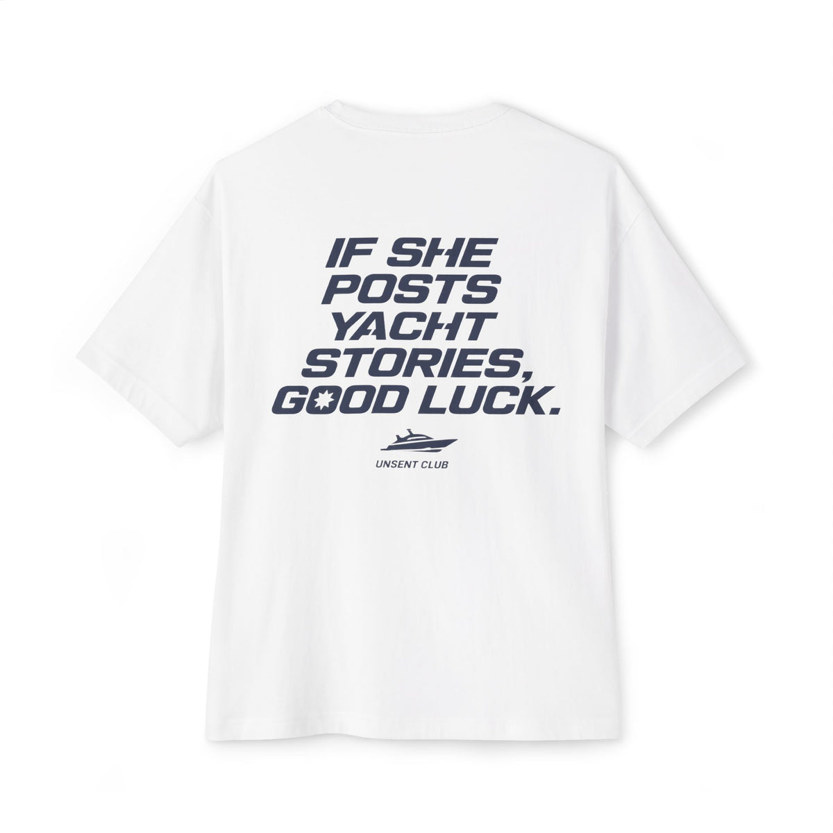 IF SHE POSTS YACHT STORIES, GOOD LUCK.