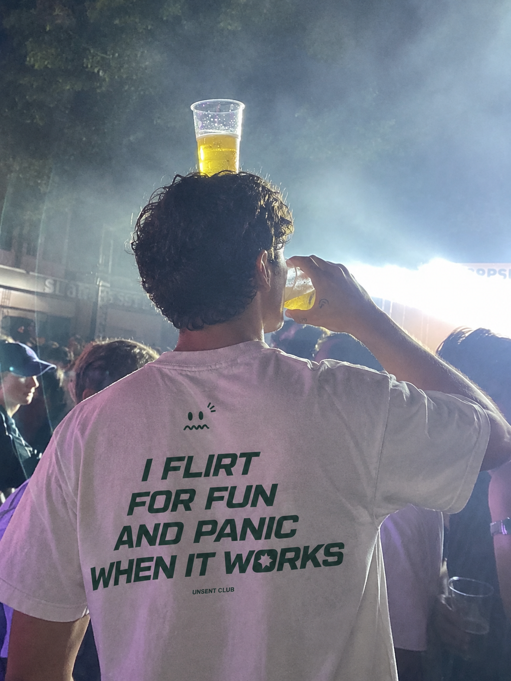 I FLIRT FOR FUN AND PANIC WHEN IT WORKS