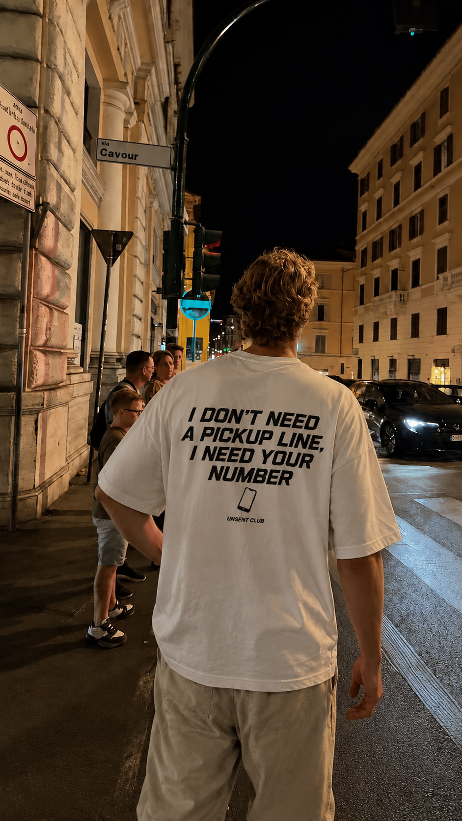 I DON'T NEED A PICKUP LINE, I NEED YOUR NUMBER
