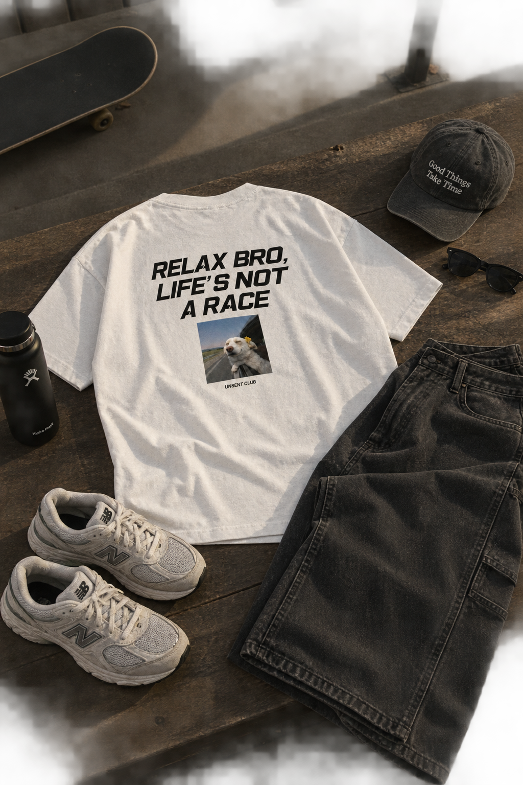RELAX BRO, LIFE'S NOT A RACE
