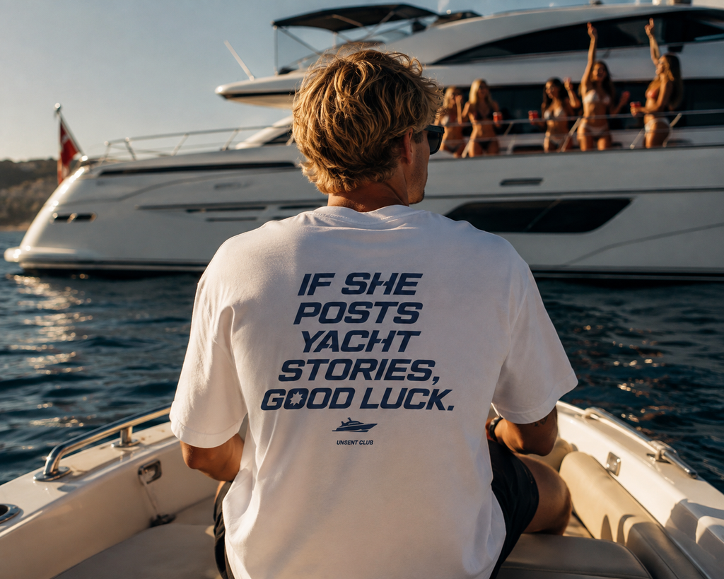 IF SHE POSTS YACHT STORIES, GOOD LUCK.