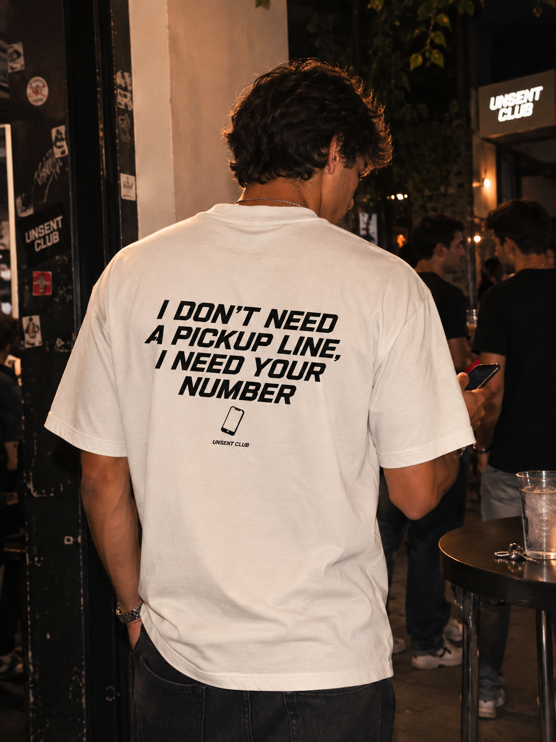 I DON'T NEED A PICKUP LINE, I NEED YOUR NUMBER